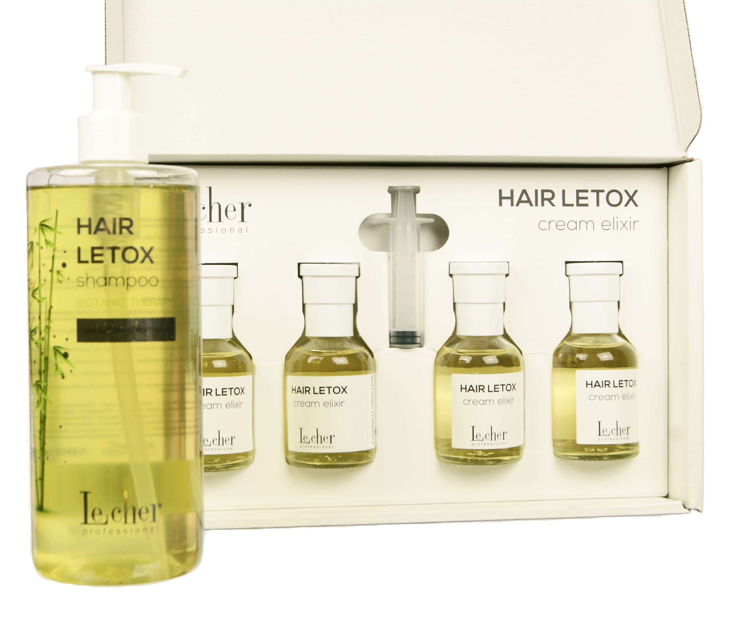 

Lecher Hair Letox elixir 4 x 50ml + Szampon 500ml