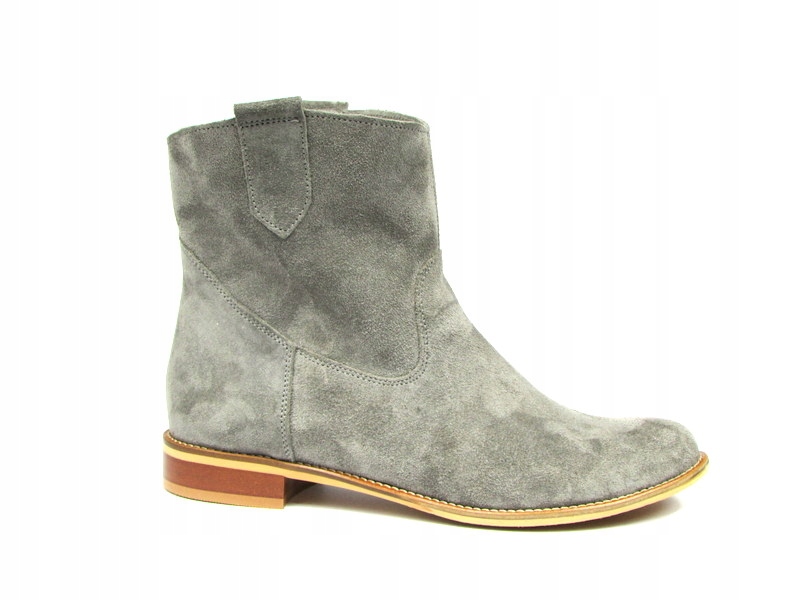 

Wiosenne Botki Skóra Naturalna Wodniak (350N) 40