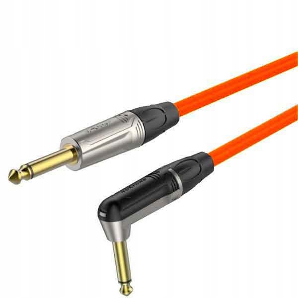 Roxtone TGJJ110L3 Tog kabel kątowy pomarańczowy 3m