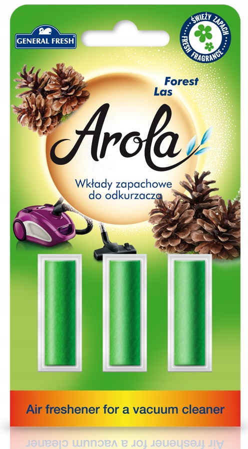 

General Fresh Wkłady zapachowe odkurzacz las