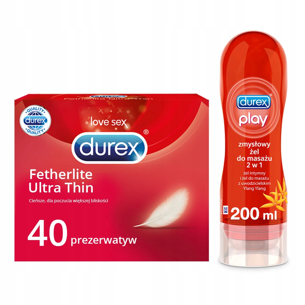 

Durex Fatherlite Ultra Thin prezerwatywy 40 + Żel