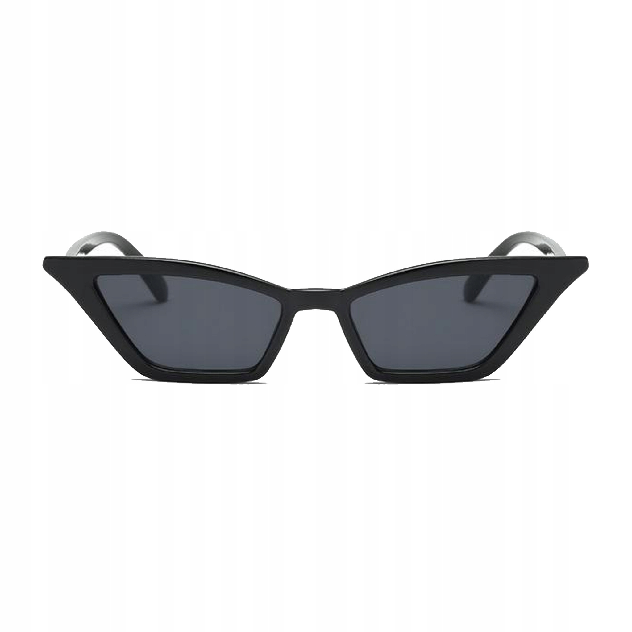 

Okulary Wąskie Retro Kocie Szybkie Black Poppy