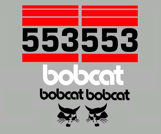 Naklejki oklejenie BOBCAT 553