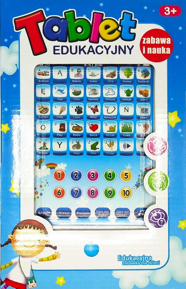 

Tablet Edukacyjny Dla Dzieci Alfabet Język Polski