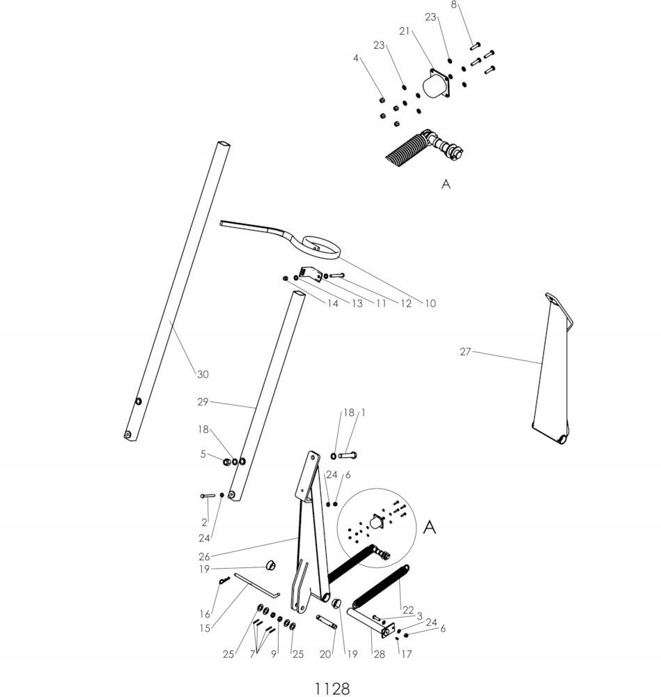 101000831 - Изогнутая пружина Stonebear KONGSKILDE