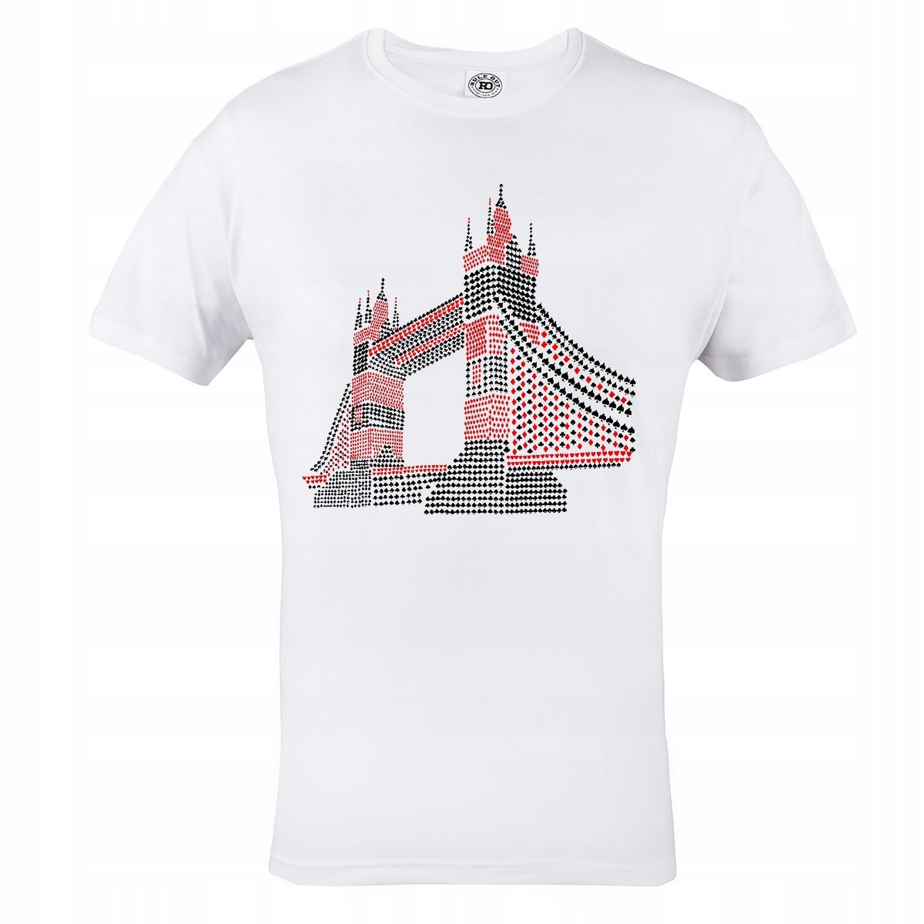 

Koszulka Męska Casual Most London Bridge Karty 23