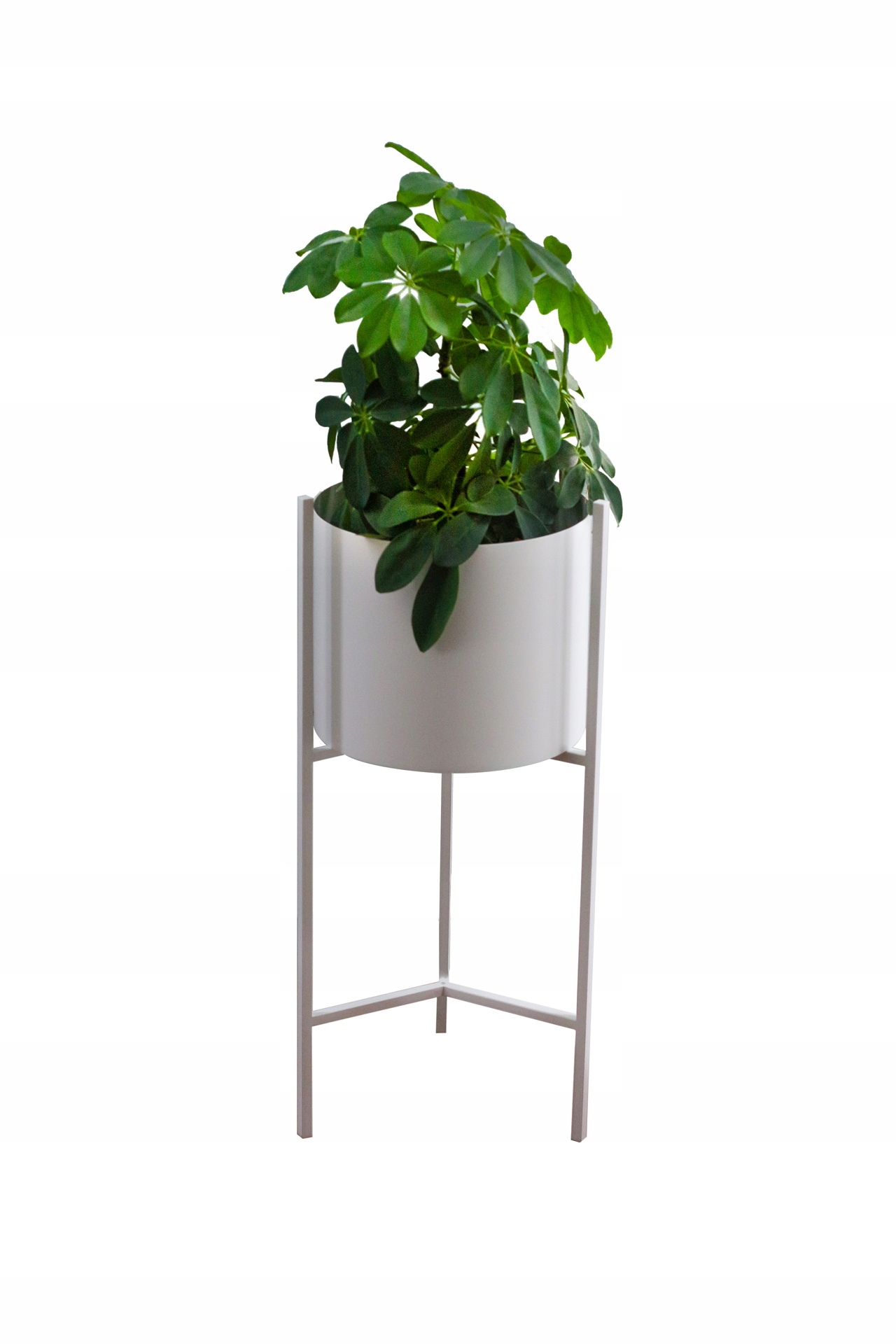 

Kwietnik Metalowy Kos, donica metalowa 60cm Biała