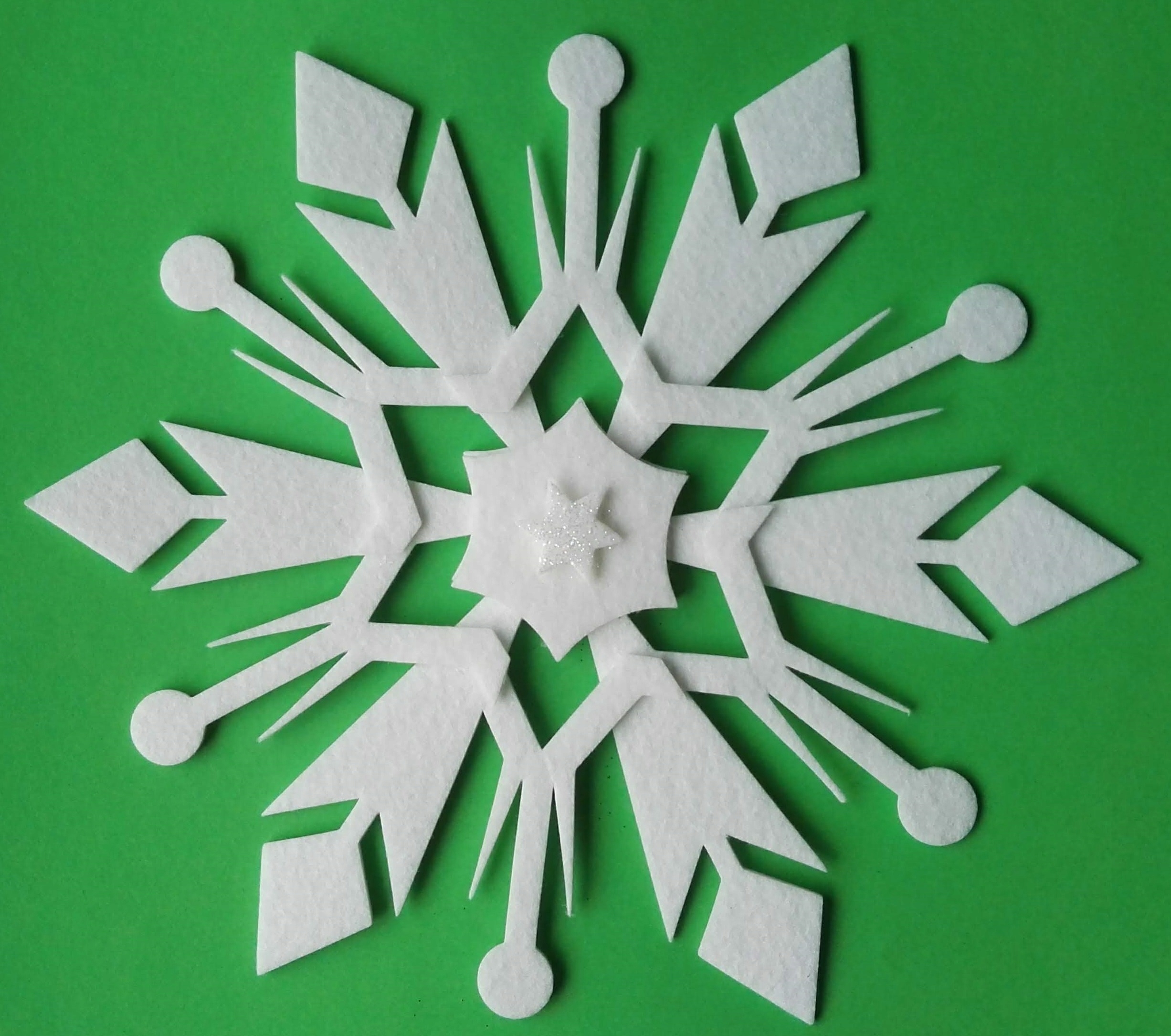 

Ozdoba na święta,duża śnieżynka 24 cm,płatek 1 szt