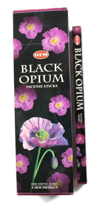 

Kadzidełka Hem Czarne Opium 8sztuk /R25/