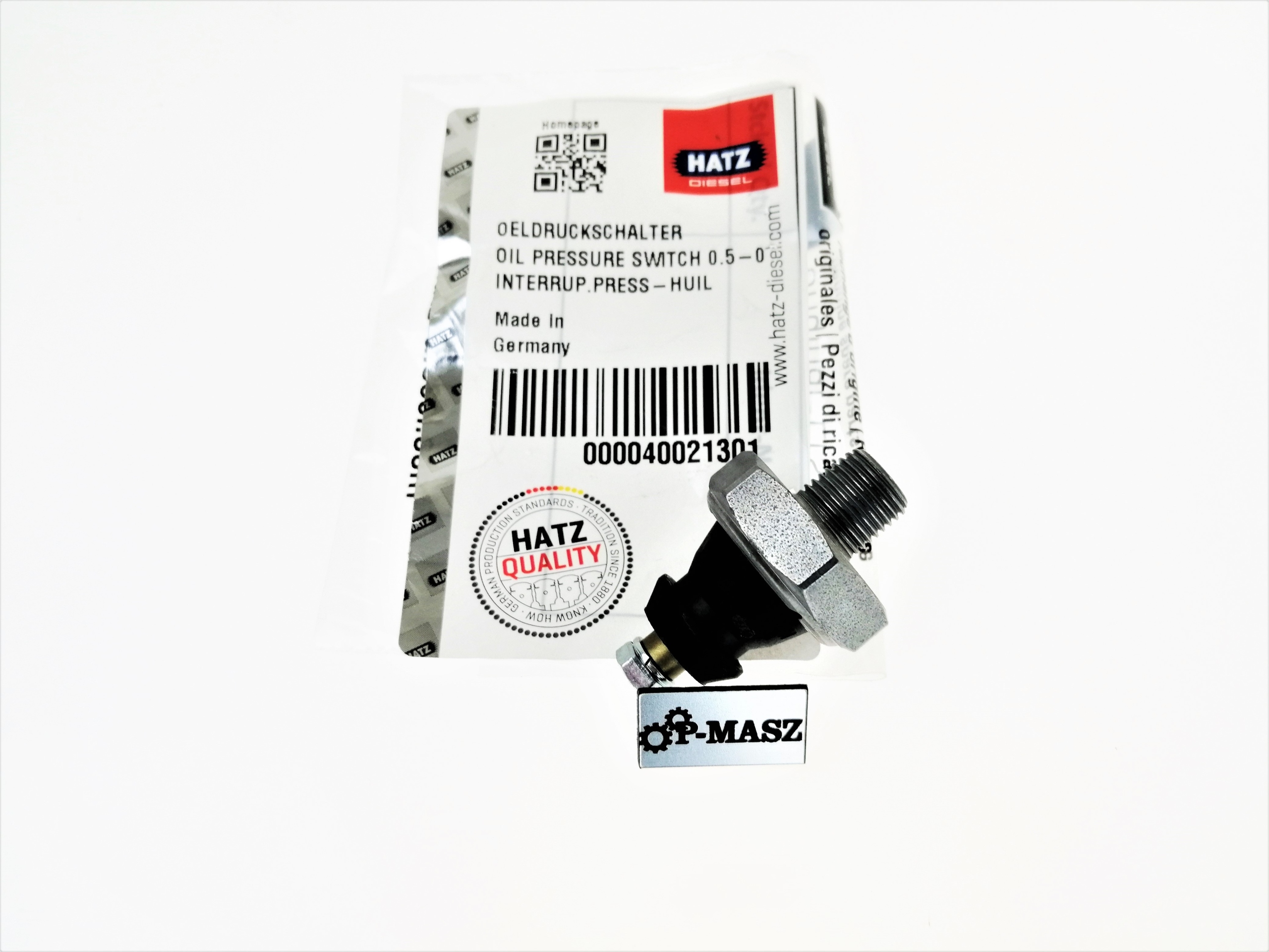 Hatz 1B20 seria L Czujnik ciśnienia oleju 40021301