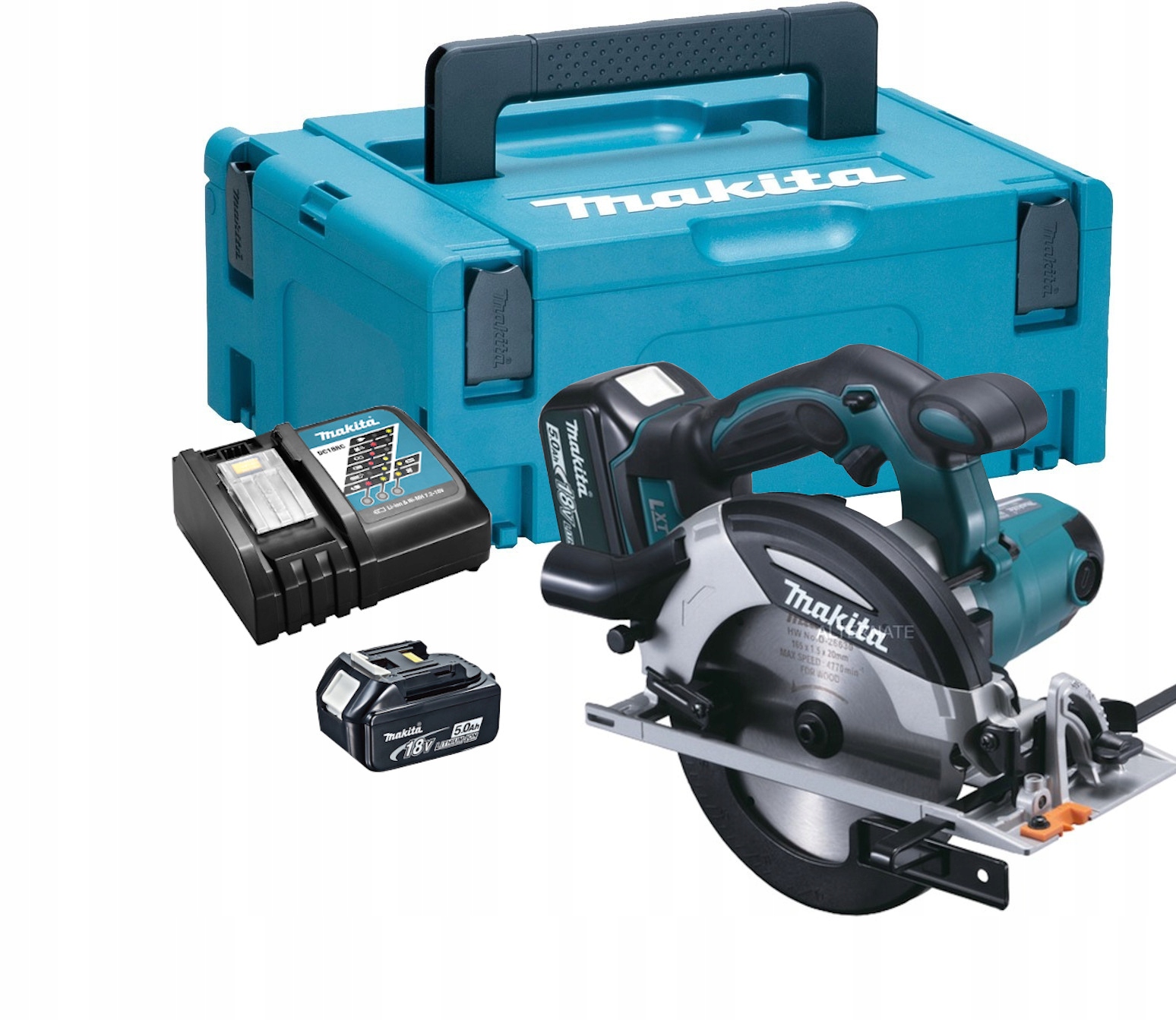 Pilarka tarczowa Makita DHS630RTJ 2x5.0Ah Walizka Makpac