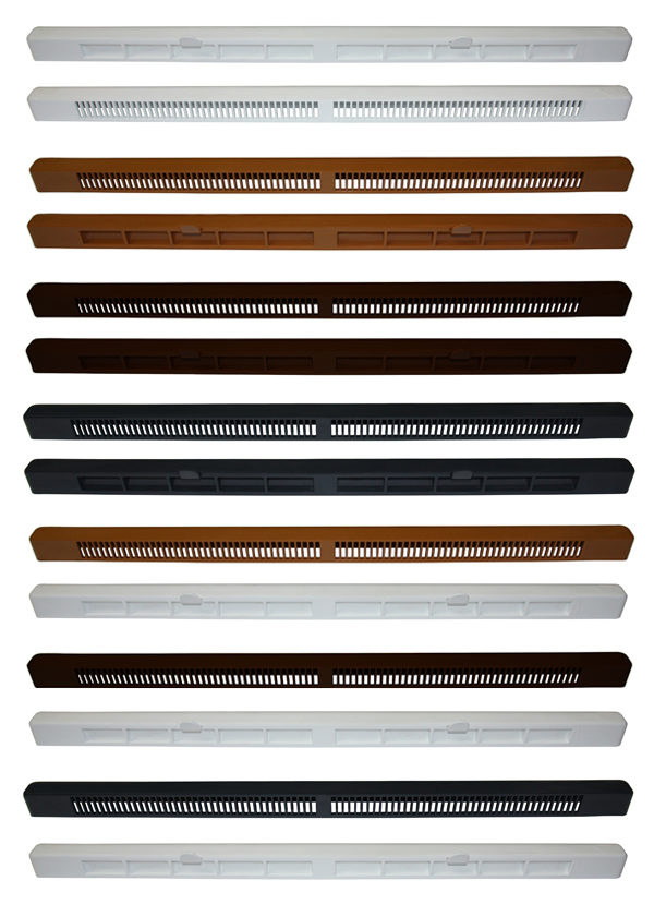 Nawiewnik do okna Press Vent CIEMNY BRĄZ/BIAŁY Kod producenta SM Press Vent CIEMNY BRĄZ/BIAŁY