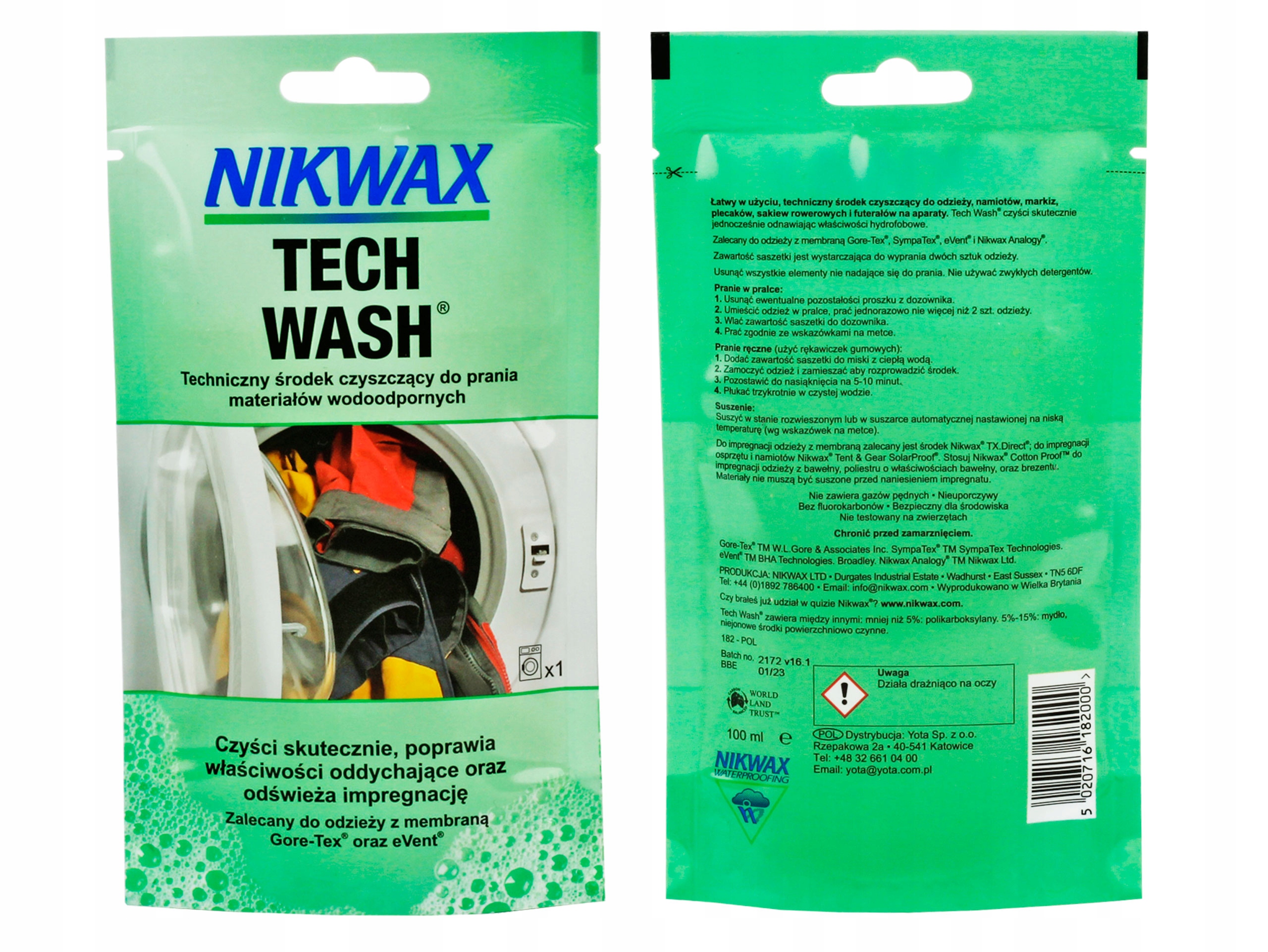 

Środek piorący do odzieży Nikwax Tech Wash 100 ml