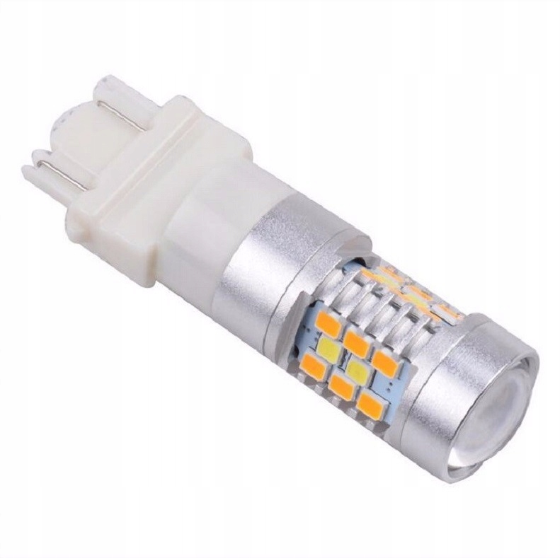 DUAL COLOR P27/7W LED 2835 3157 BIAŁY POMARAŃCZOWY