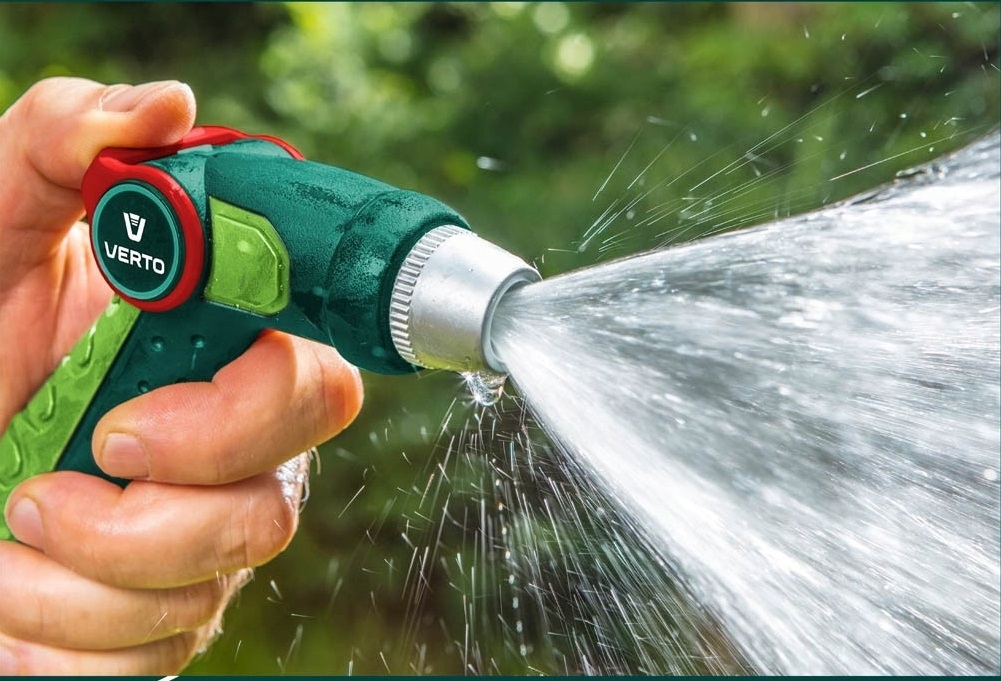 PISTOLET ZRASZACZ OGRODOWY REGULOWANY 15G709 VERTO Marka Verto