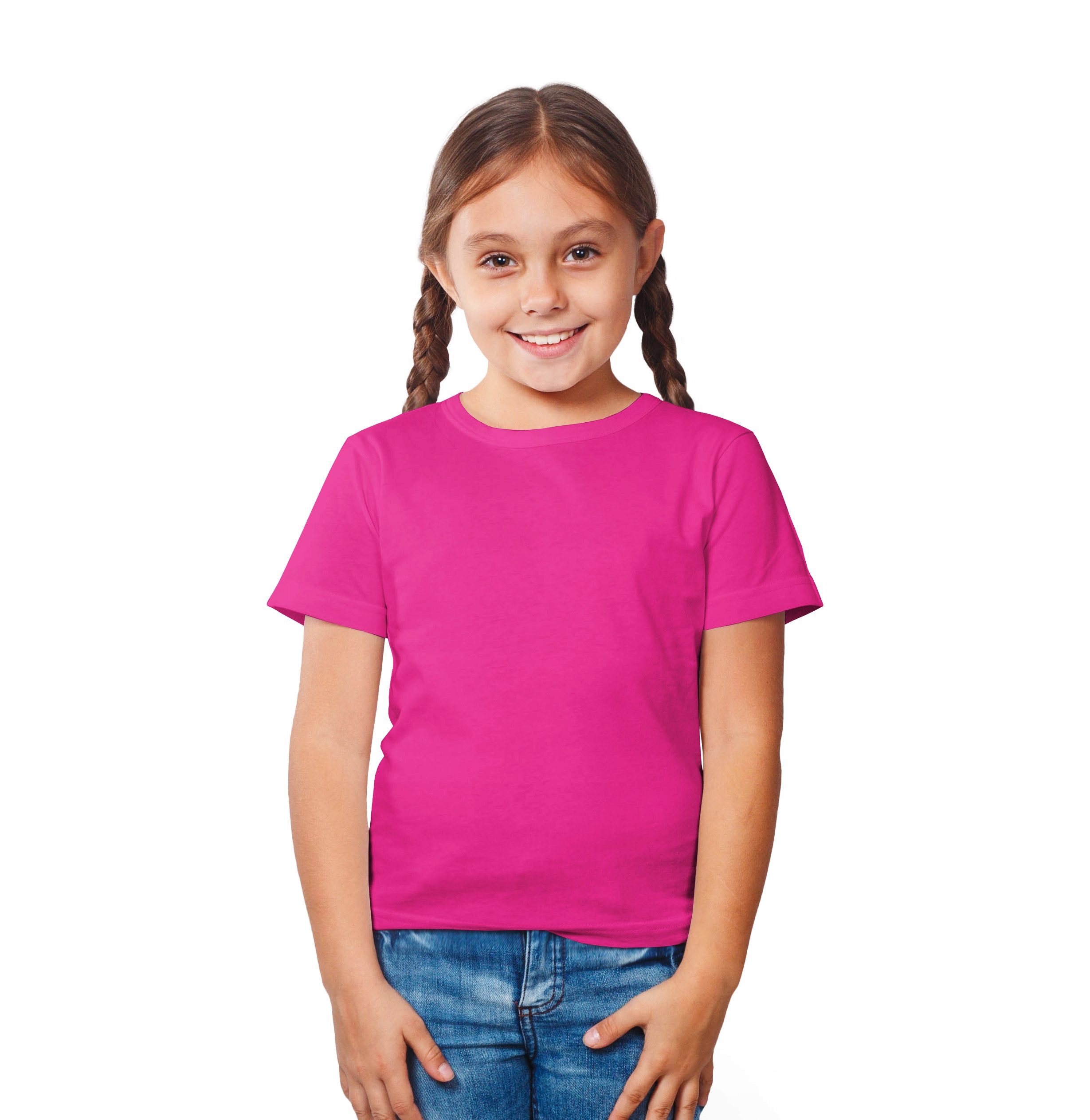 Футболка детская T-shirt ORIGINAL фуксия 140