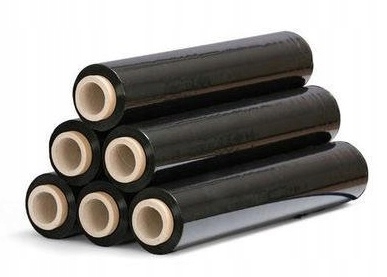 FOLIA STRETCH 3KG CZARNA 10SZT XL