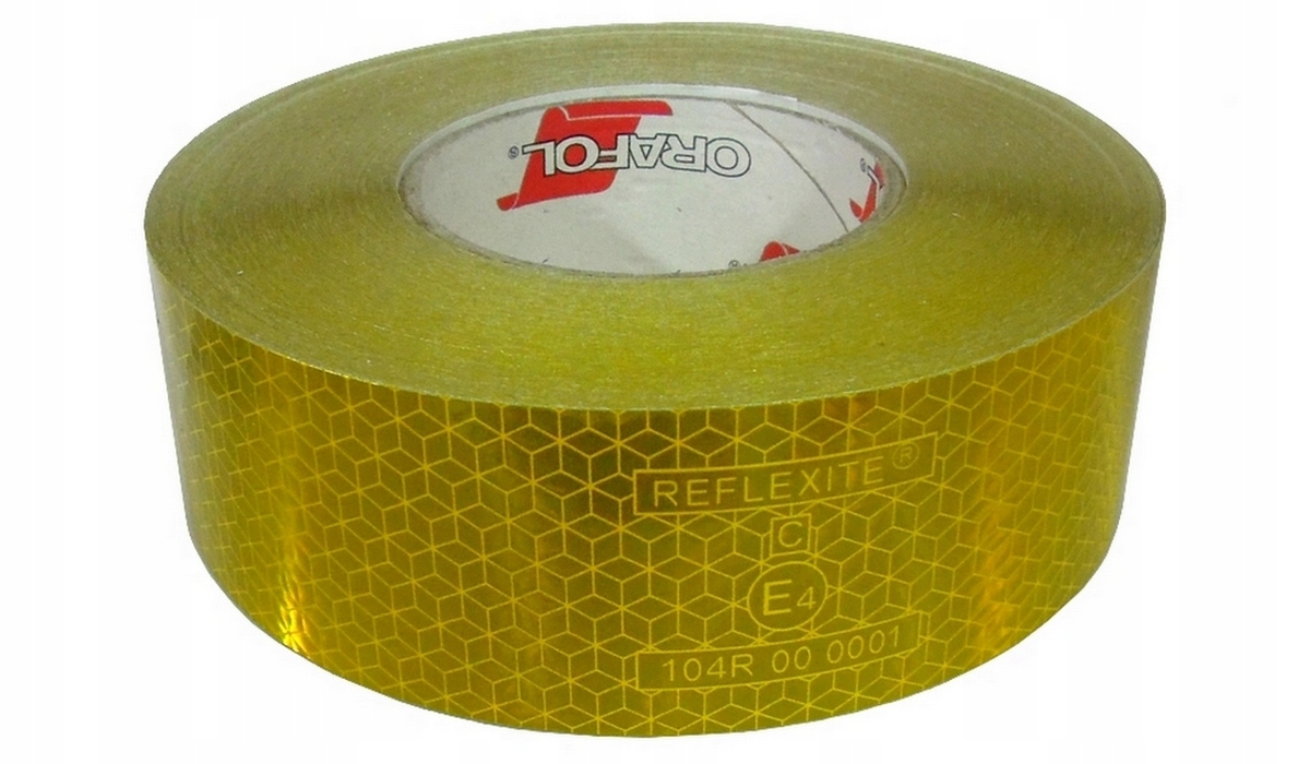 Tasma odblaskowa zolta ORAFOL 50 m