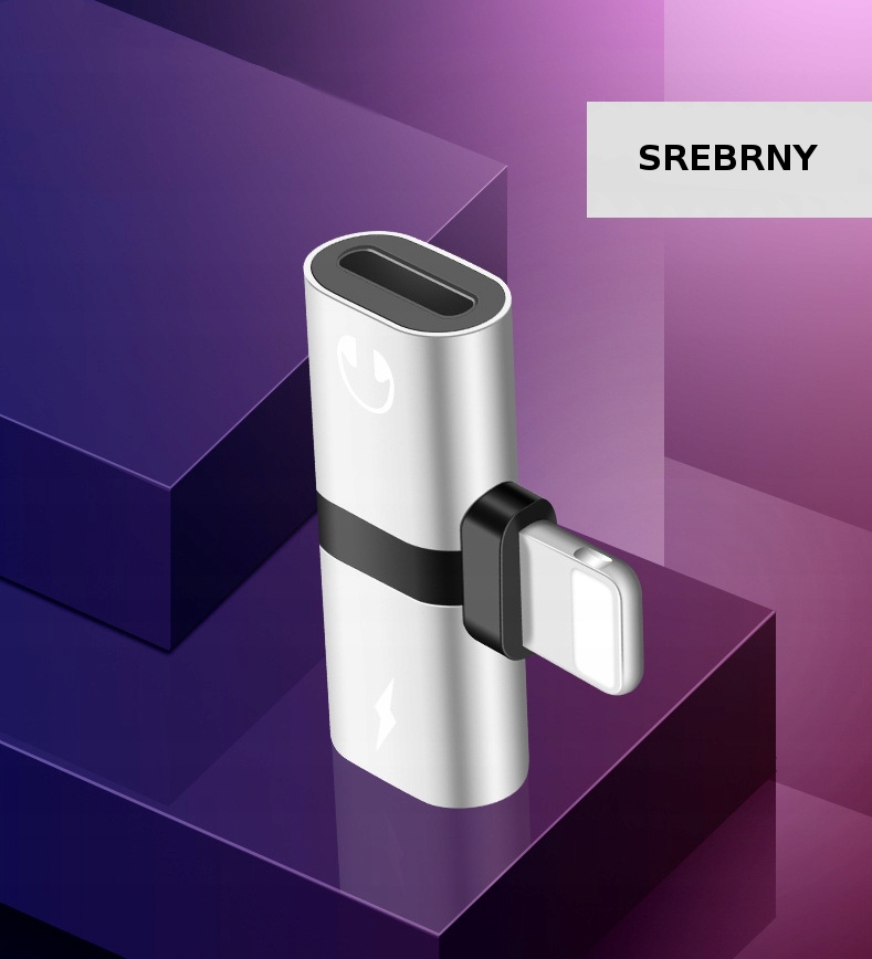ADAPTER ROZDZIELACZ PRZEJŚCIÓWKA DO APPLE IPHONE Stan opakowania oryginalne