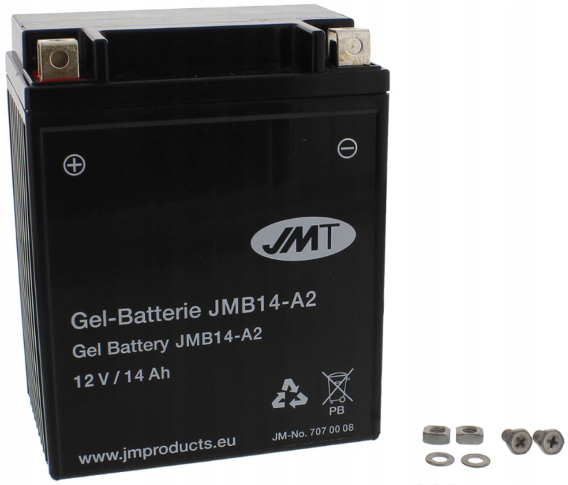 Akumulator motocyklowy żelowy JMT JMB14-A2 GEL za 350.07PLN z