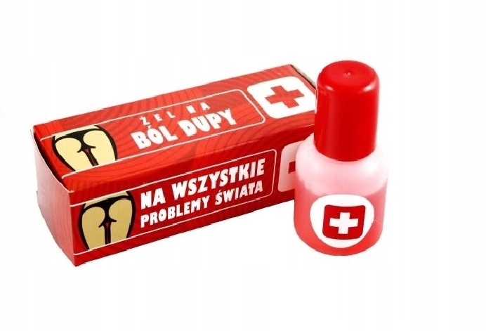 

Żel na Ból Dupy Śmieszny Kawalerski 18 40