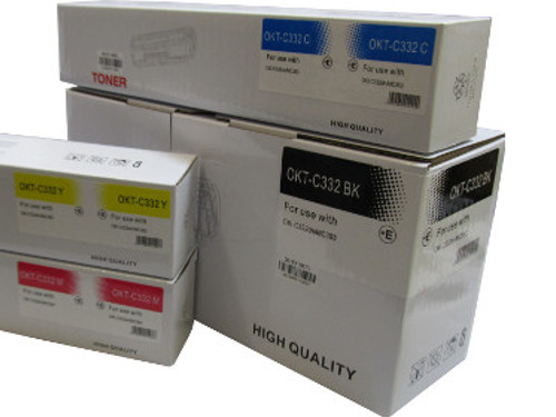 

4x Toner do Oki C332, XL, Oki C332dn, Oki MC363dn