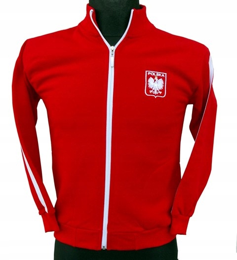 

Bluza dziecięca kibica Polska ze stójką :: 92 cm