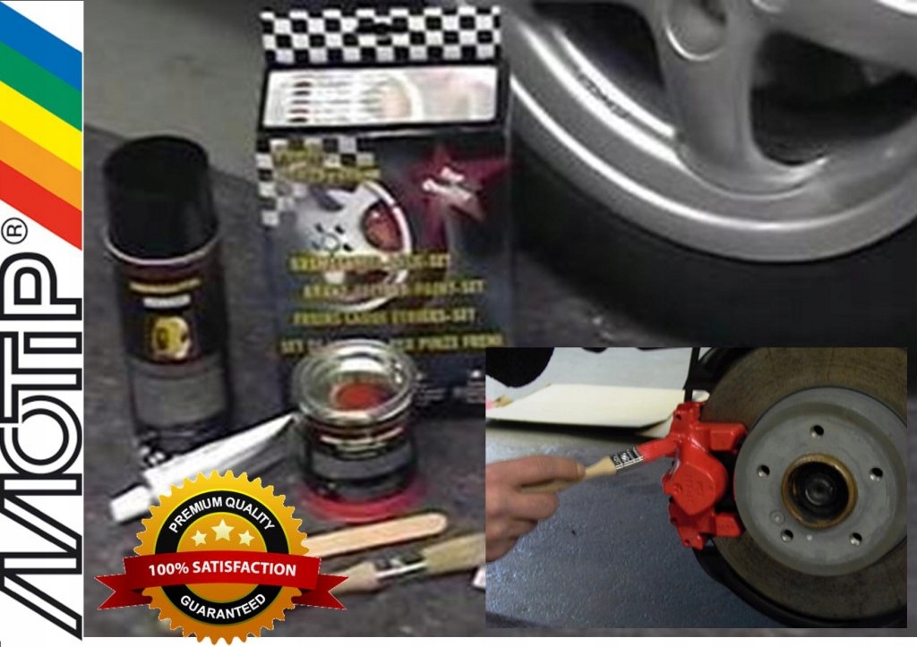 MOTIP ZESTAW FARBA LAKIER DO ZACISKOW NIEBIESKI Packaging Puszka