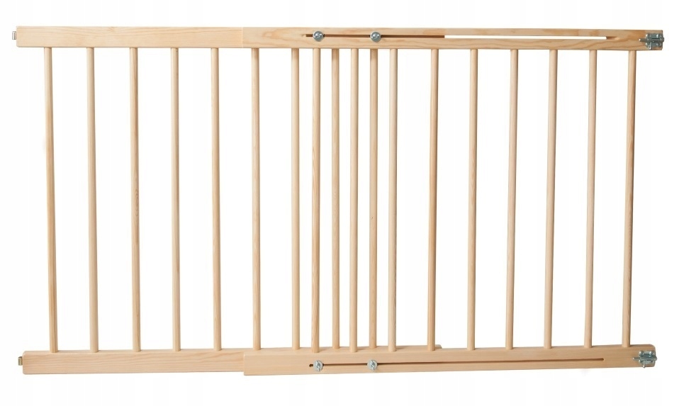 BRAMKA ZABEZPIECZAJĄCA NA DRZWI SCHODY BARIERKA OCHRONNA 72-122cm Wys. 68cm Materiał drewno