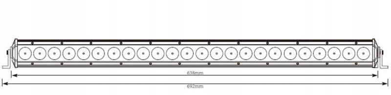 LB0060 - СВІТЛОДІОДНА ПАНЕЛЬ 24X LED COMBO SIMPLE