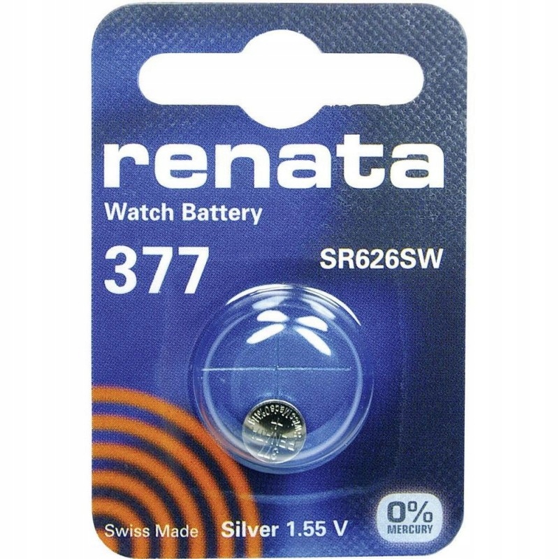 

10 x bateria srebrowa Renata Sr 626 AG4 377 SR626