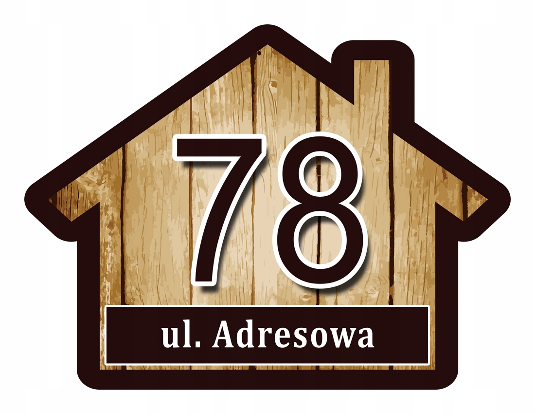 

Tabliczka Adresowa Adres Numer Na Dom znak ulica