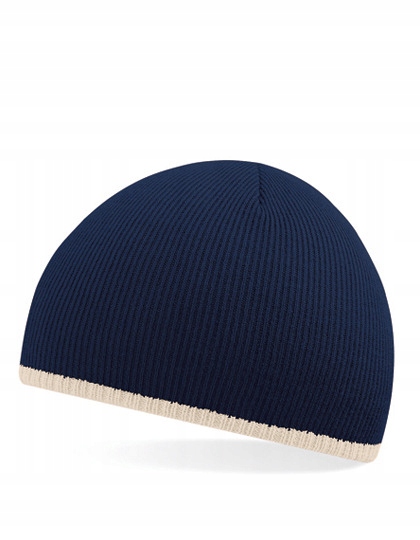 

Czapka Zimowa Beanie Two-tone Ciepła Miękka