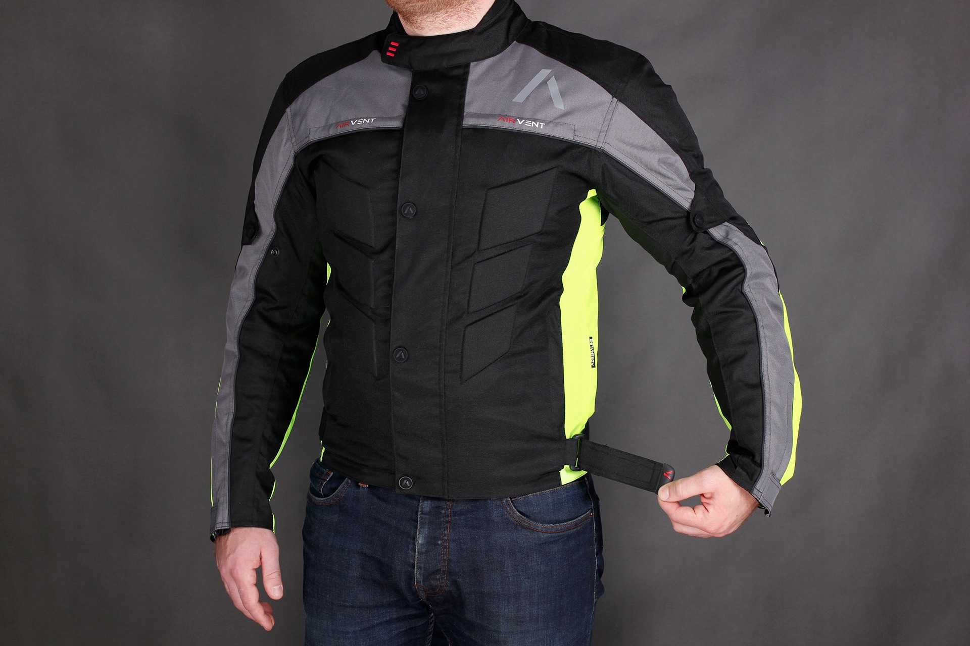 KURTKA MOTOCYKLOWA ADRENALINE PYRAMID ŻÓŁTA FLUO Model PYRAMID 2.0