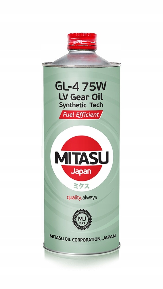MITASU ULTRA LV GEAR OIL GL4 75W 1L MJ411 za 65 zł z Andrychów