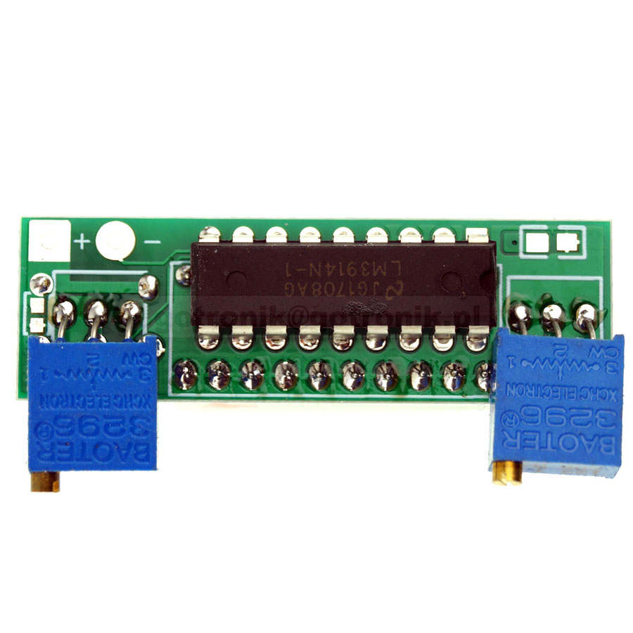 

Linijka świetlna Led LM3914 kolor czerwony Diy