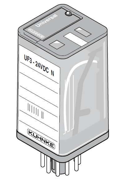 Przekaźnik KUHNKE UF3-230VAC-N - Nowy! Faktura!