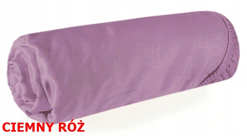 Prześcieradło z gumką satyna bawełniana 200x220 cm Długość 200 cm