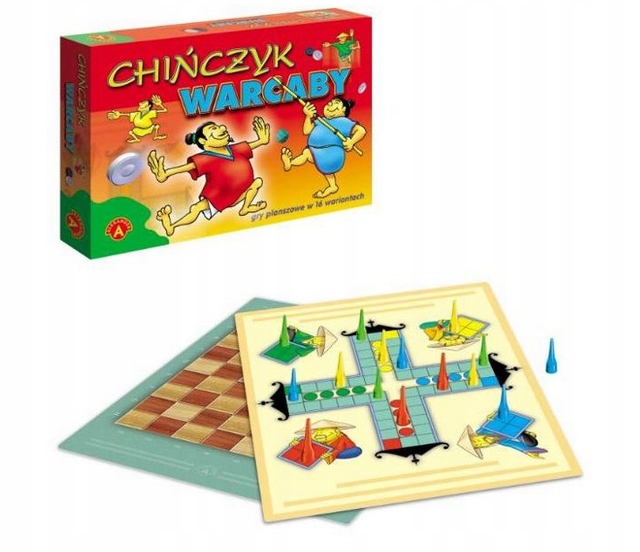 CHIŃCZYK I WARCABY GRA PLANSZOWA 2 GRY ALEXANDER Kod producenta GA-111