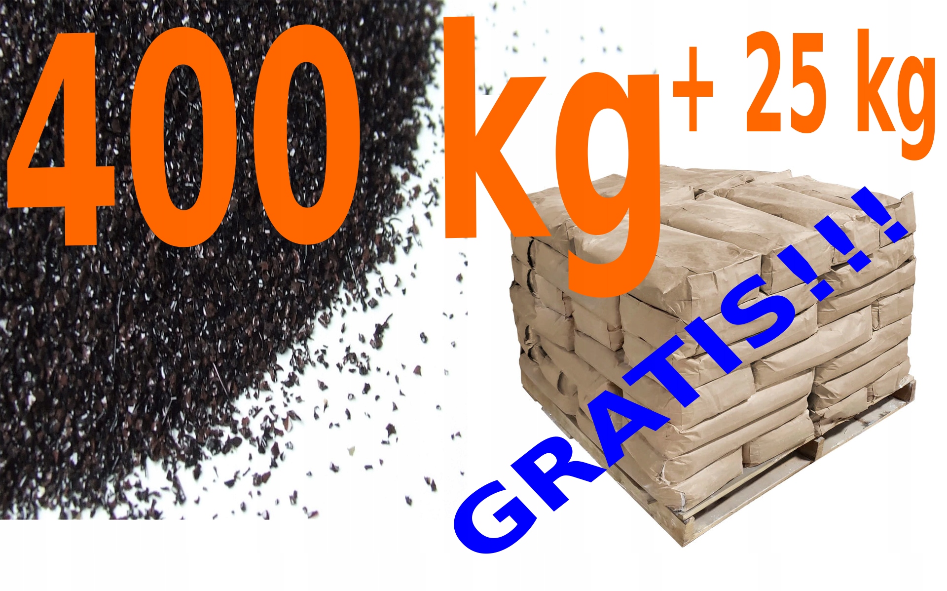 

Ścierniwo 400 kg Korund Do Piaskowania