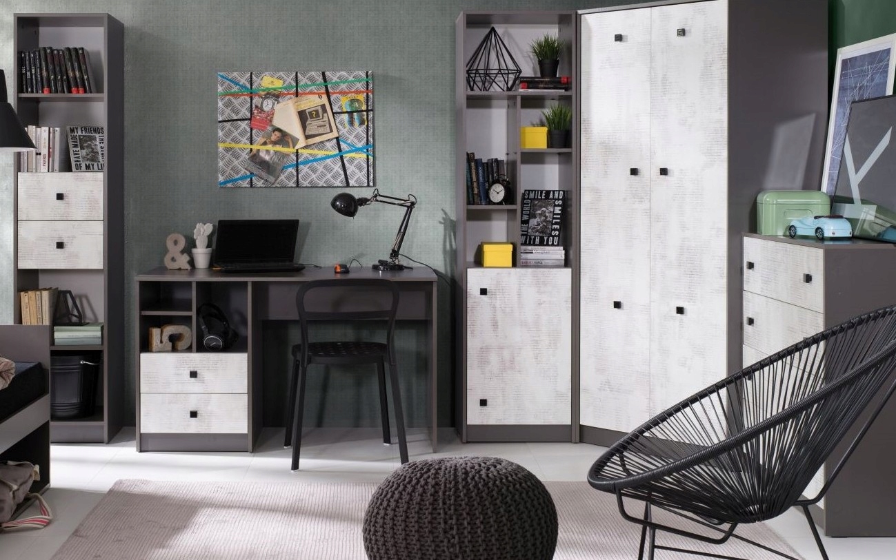 meble Tommy 2a MINI - z biurkiem i komodą