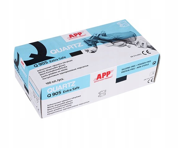 APP REKAWICE NITRYLOWE QUARTZ EXTRA SAFE L 100SZT