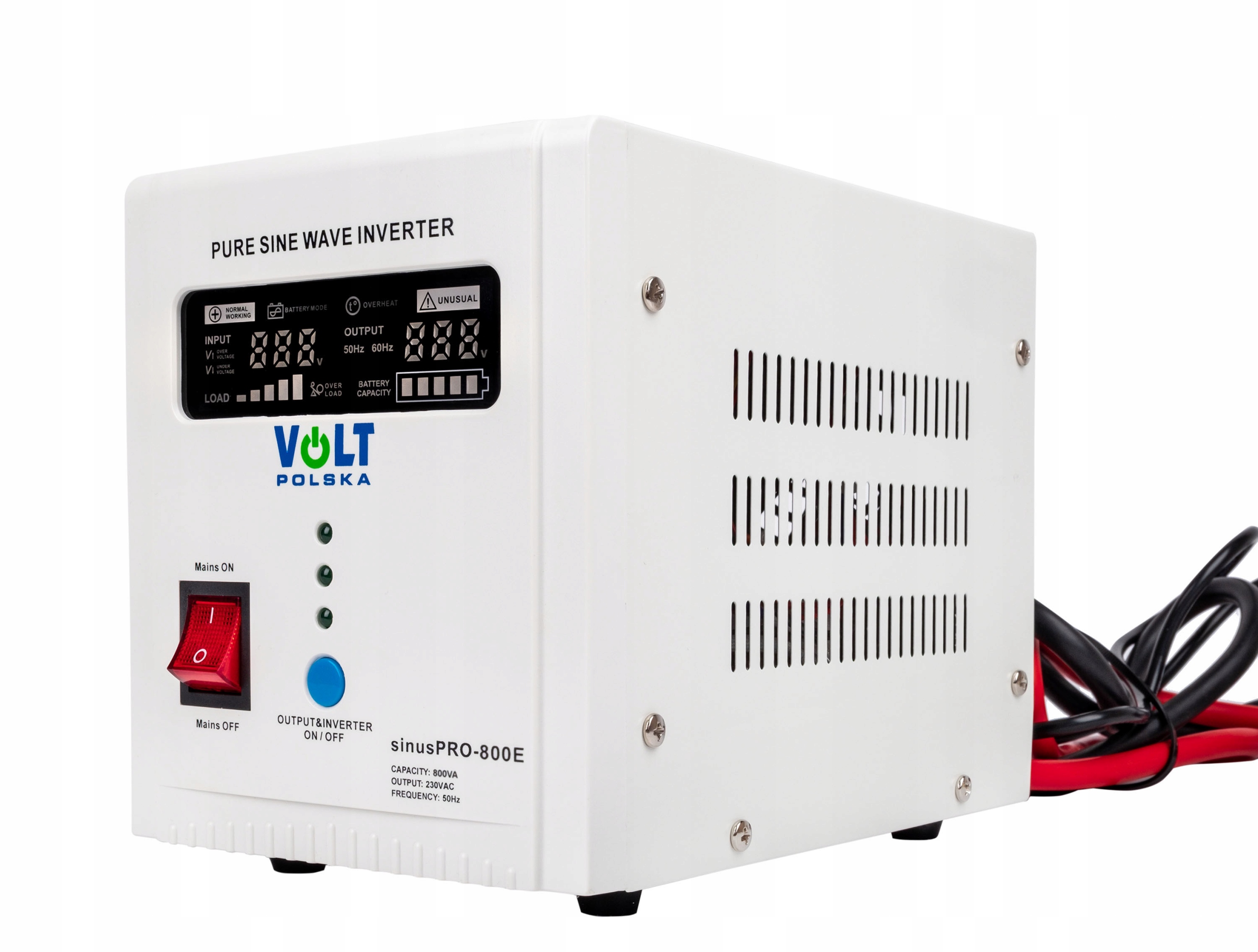 Volt Zasilacz Awaryjny Sinus Pro Ups 800/500W Do Pieca Co