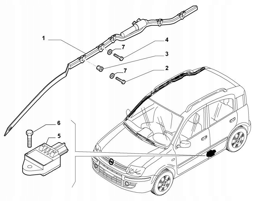 Sensor Czujnik Boczny Airbag Fiat Panda Ii Nowy Za 30 Zł Z Zamość - Allegro.pl - (7801861289)