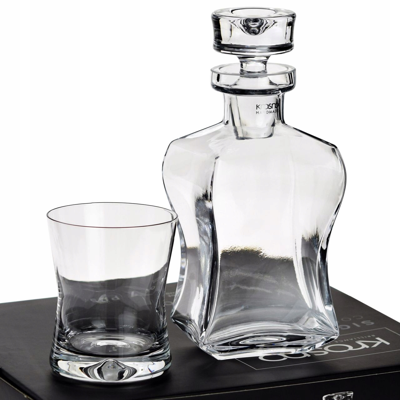 KROSNO Lifestyle komplet karafka szklanki whisky Materiał wykonania szkło