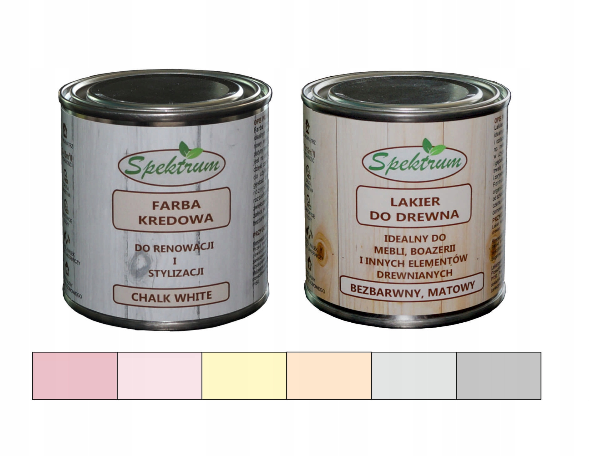 

Spektrum Farba kredowa pastelowa lakier 2x250ml