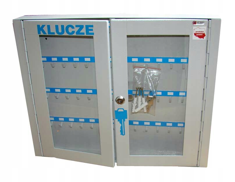Kaseta skrytka Szafka na klucze z szybką KL-56S