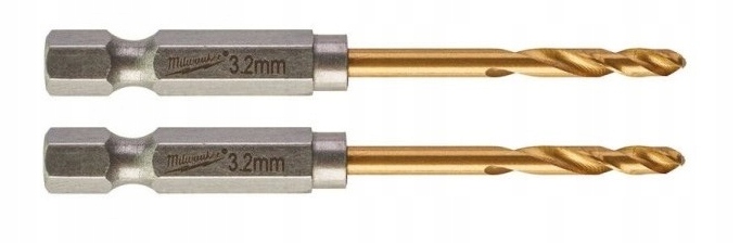 

Milwaukee Wiertło Do Metalu Hss-g TiN 3,2mm 2szt