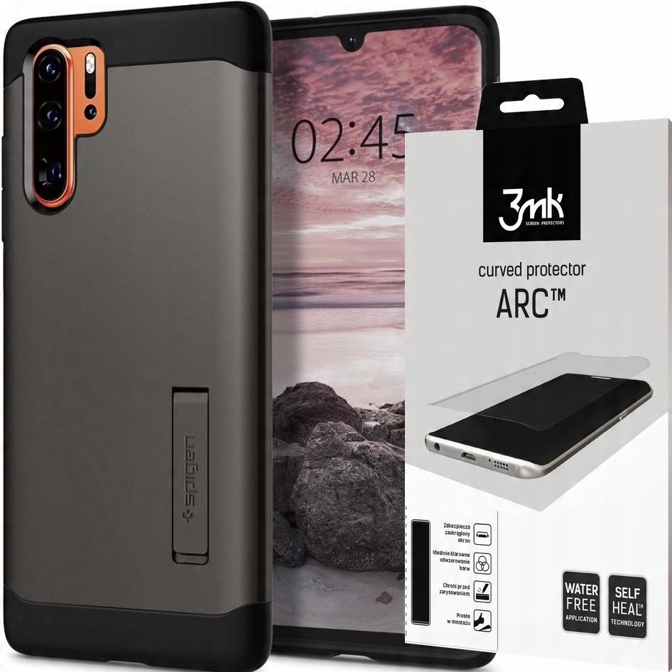 

Etui Do Huawei P30 Pro Spigen Slim Armor+folia 3MK