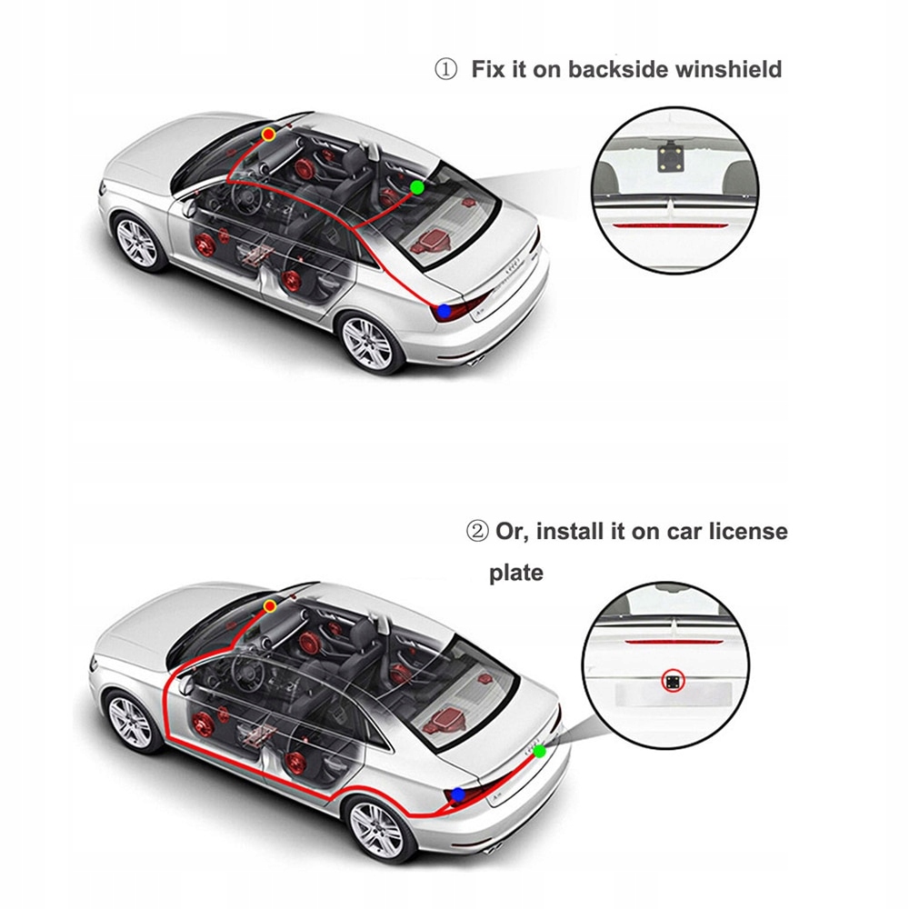 Rejestrator 2GB 32GB WiFi GPS ADAS Android 8 1 In Built Map Range Europe